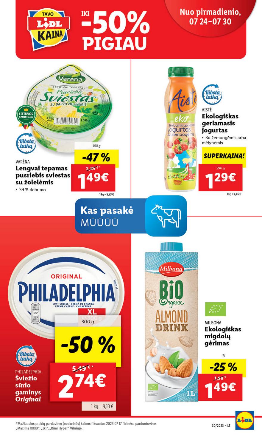 Lidl pasiūlymai akcijos nuo 
  2023-07-24 iki 
  2023-07-30 | Leidinukas.lt puslapis 31