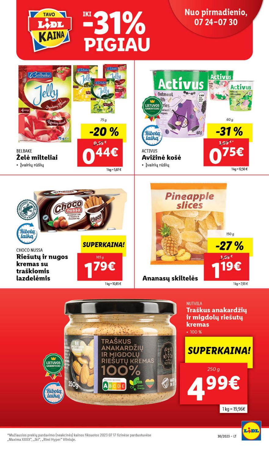 Lidl pasiūlymai akcijos nuo 
  2023-07-24 iki 
  2023-07-30 | Leidinukas.lt puslapis 38