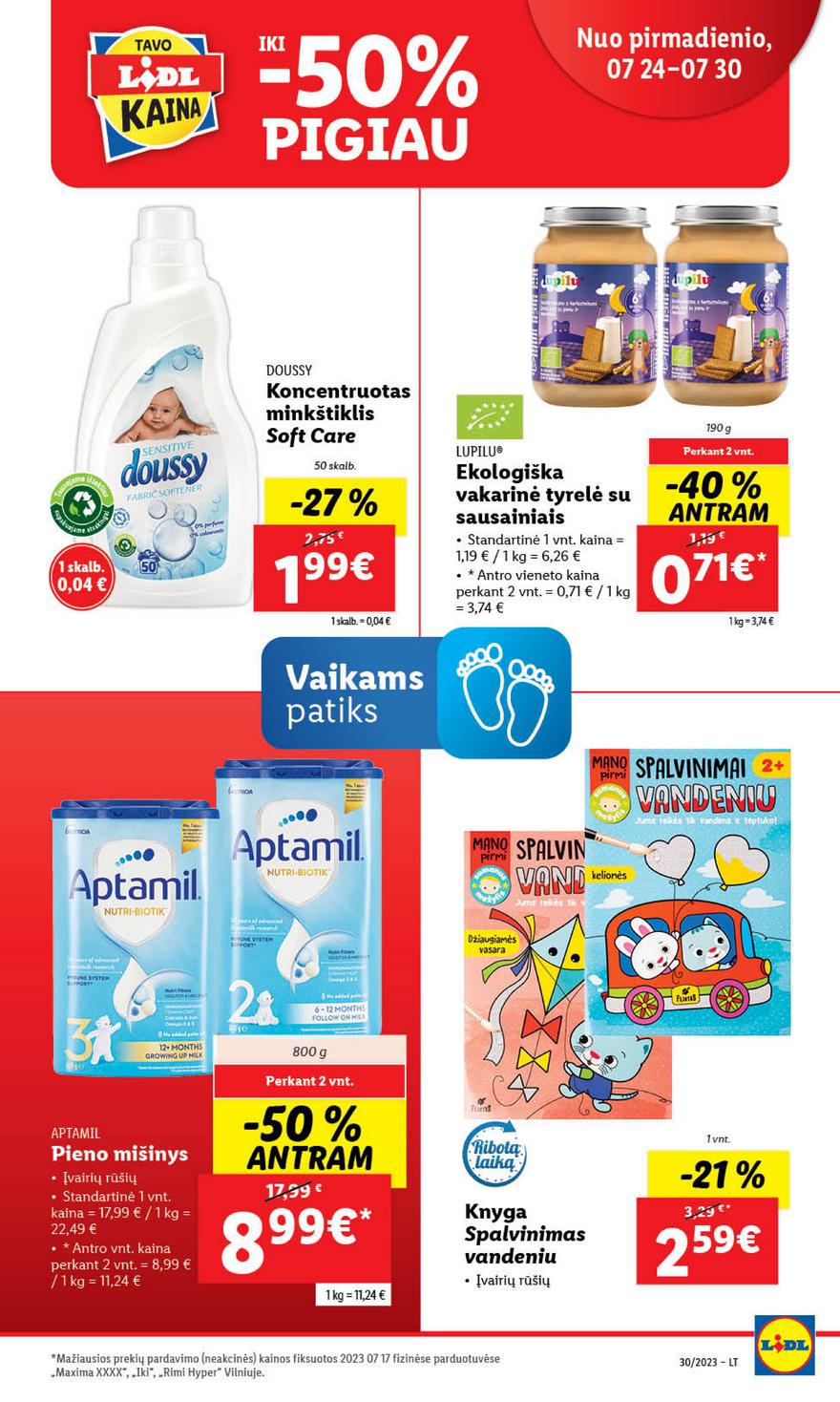 Lidl pasiūlymai akcijos nuo 
  2023-07-24 iki 
  2023-07-30 | Leidinukas.lt puslapis 47