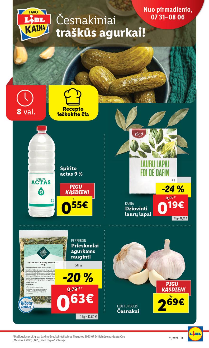 Lidl pasiūlymai akcijos nuo 
  2023-07-31 iki 
  2023-08-06 | Leidinukas.lt puslapis 39