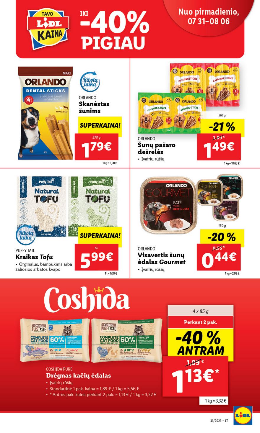 Lidl pasiūlymai akcijos nuo 
  2023-07-31 iki 
  2023-08-06 | Leidinukas.lt puslapis 47