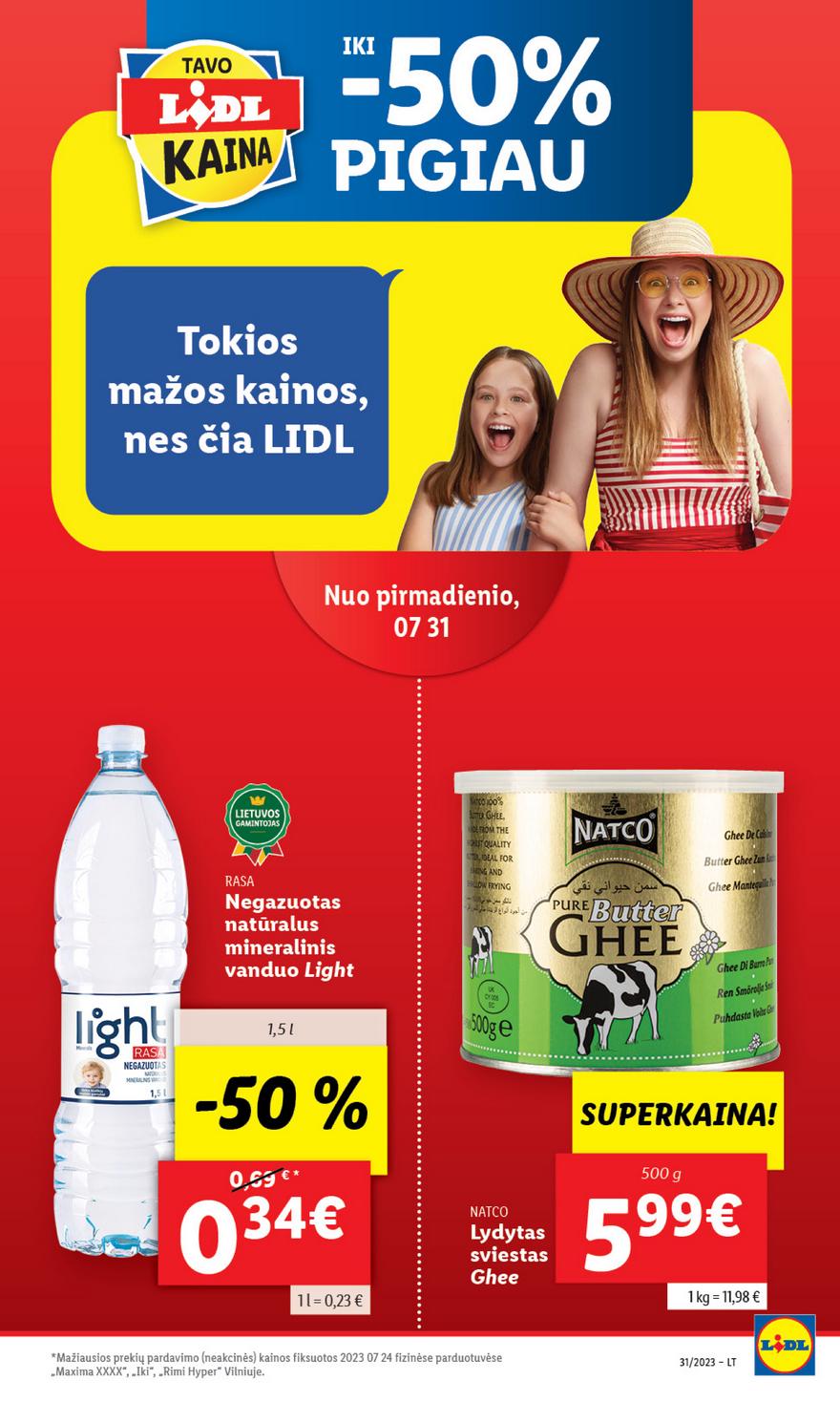 Lidl pasiūlymai akcijos nuo 
  2023-07-31 iki 
  2023-08-06 | Leidinukas.lt puslapis 6