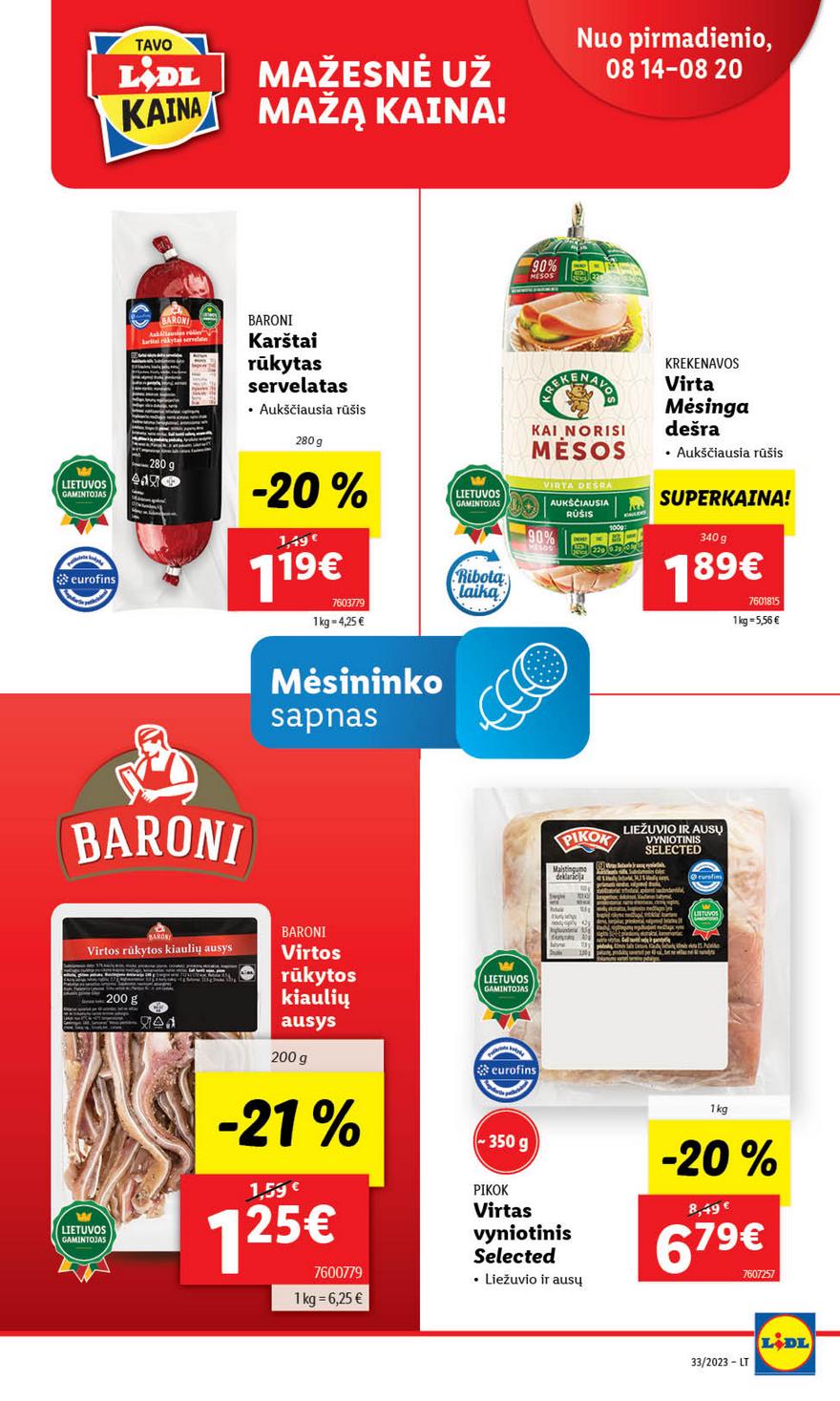 Lidl pasiūlymai akcijos nuo 
  2023-08-14 iki 
  2023-08-20 | Leidinukas.lt puslapis 27