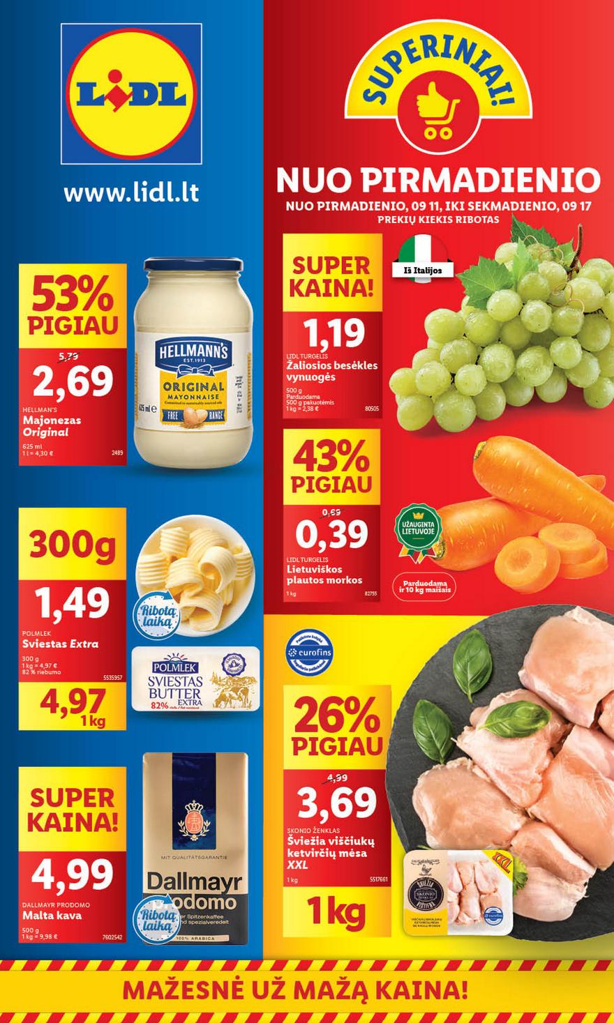 Lidl pasiūlymai akcijos nuo 
  2023-09-11 iki 
  2023-09-17 | Leidinukas.lt puslapis 1