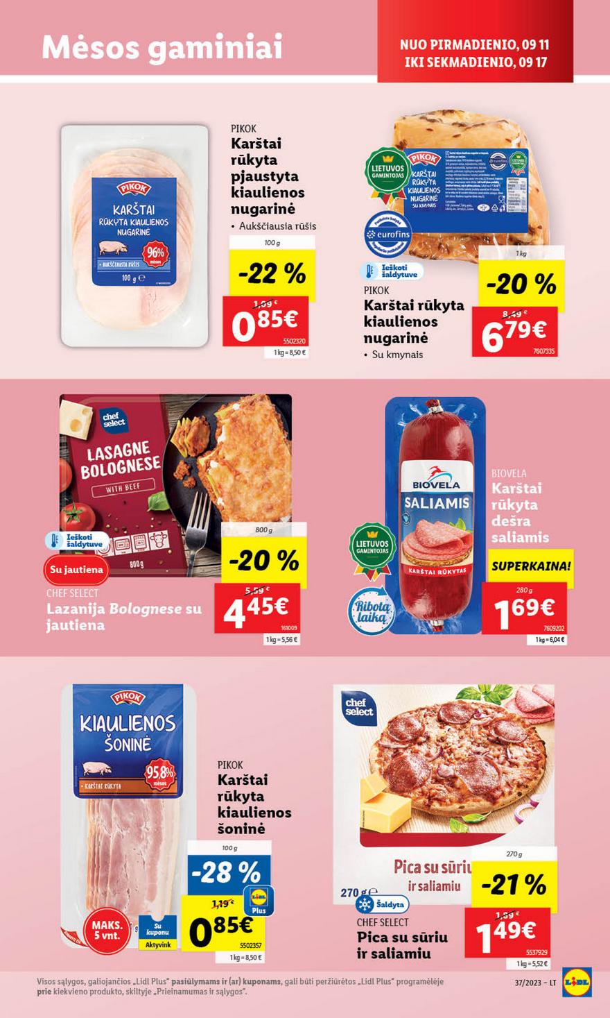 Lidl pasiūlymai akcijos nuo 
  2023-09-11 iki 
  2023-09-17 | Leidinukas.lt puslapis 20