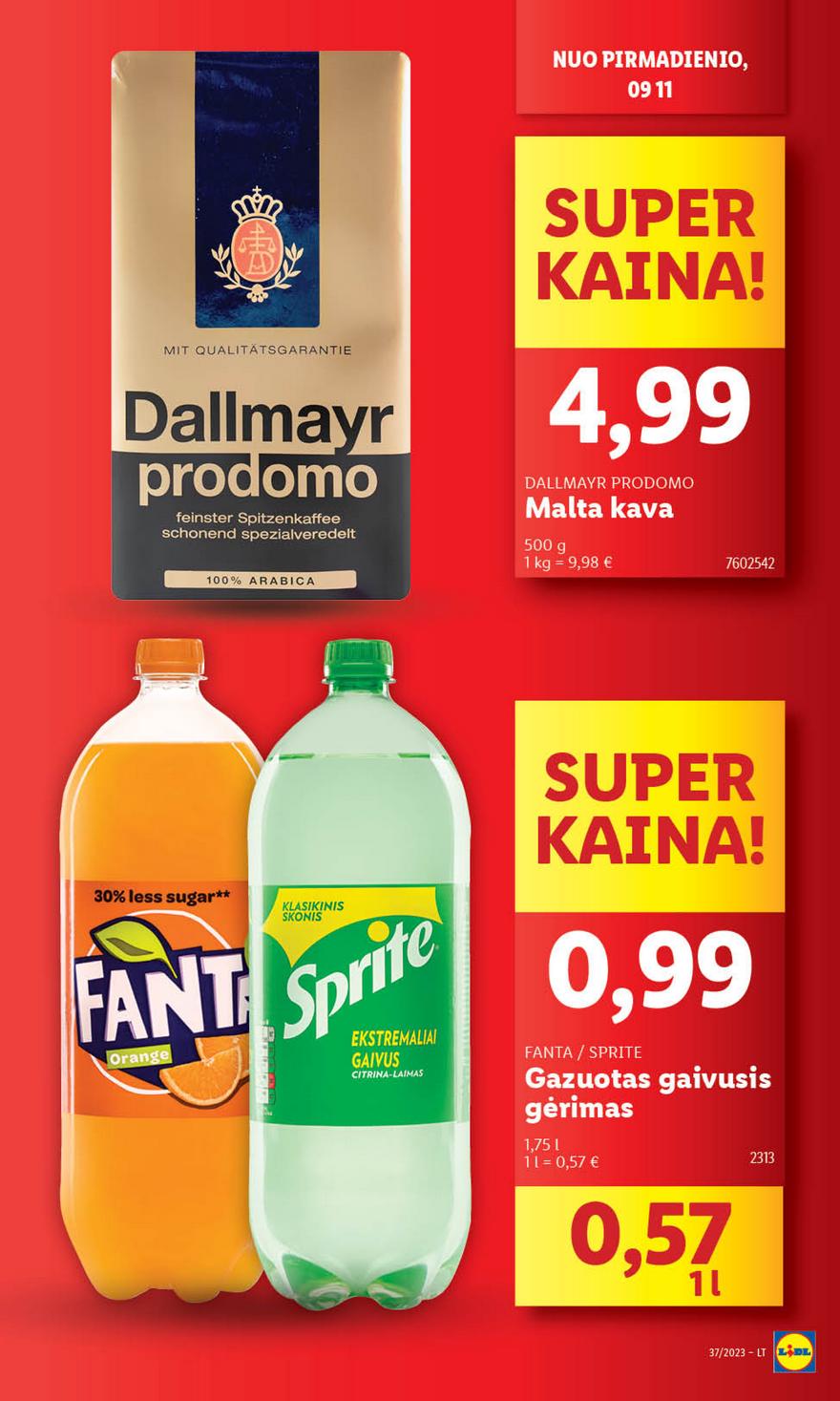 Lidl pasiūlymai akcijos nuo 
  2023-09-11 iki 
  2023-09-17 | Leidinukas.lt puslapis 5