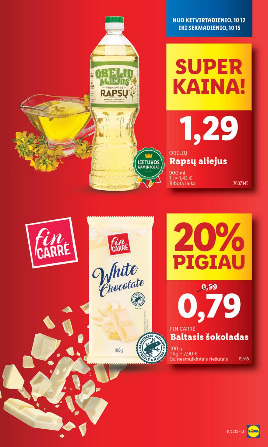 Lidl pasiūlymai akcijos nuo 
  2023-10-09 iki 
  2023-10-15 | Leidinukas.lt puslapis 62