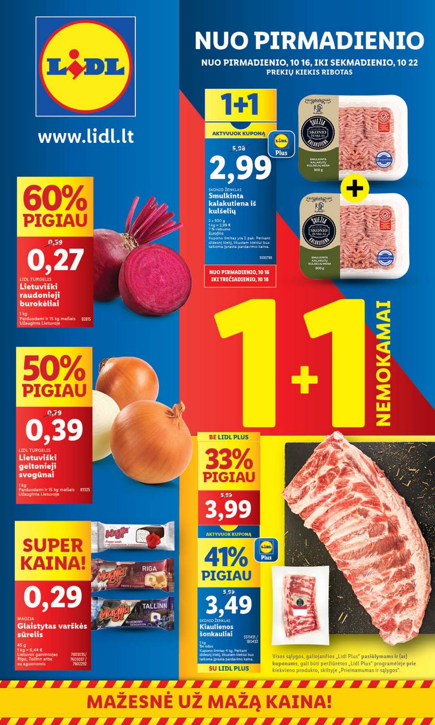 Lidl pasiūlymai akcijos nuo 
  2023-10-16 iki 
  2023-10-22 | Leidinukas.lt puslapis 1