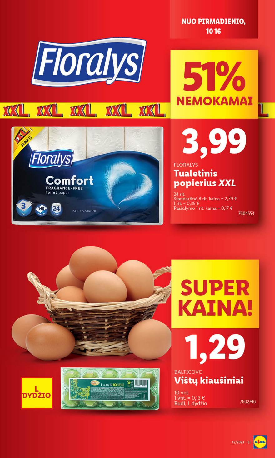 Lidl pasiūlymai akcijos nuo 
  2023-10-16 iki 
  2023-10-22 | Leidinukas.lt puslapis 11