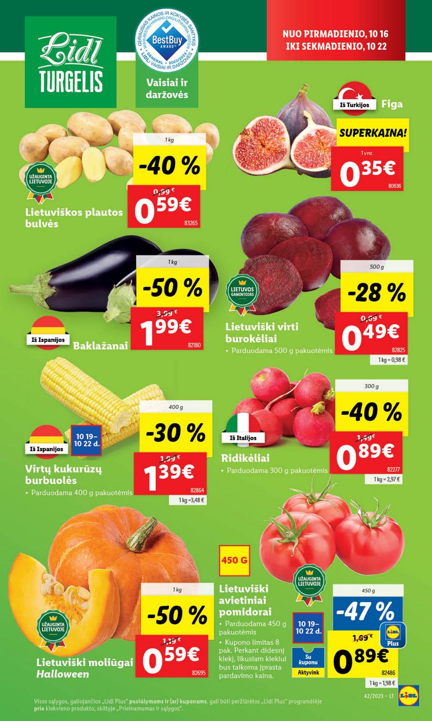 Lidl pasiūlymai akcijos nuo 
  2023-10-16 iki 
  2023-10-22 | Leidinukas.lt puslapis 13