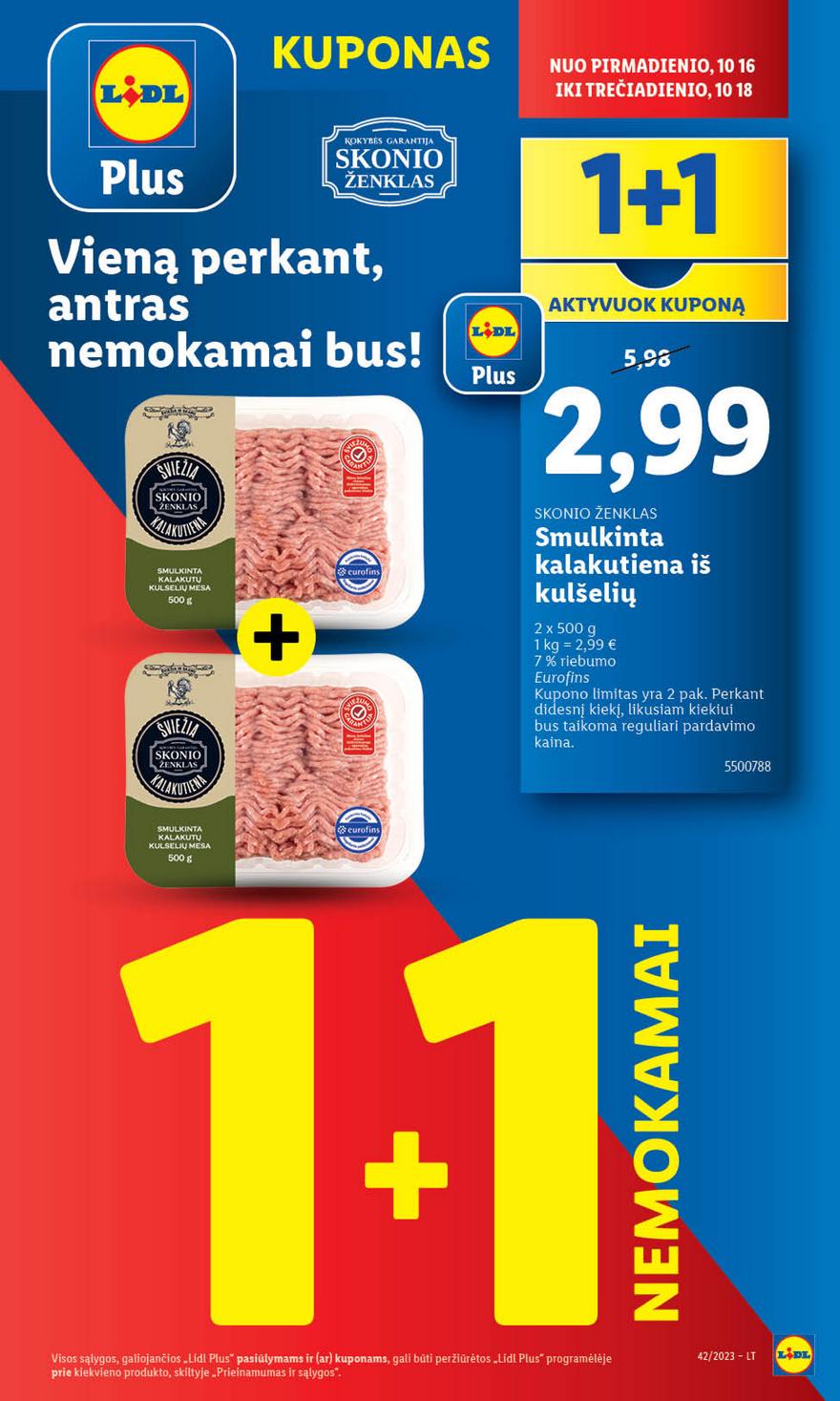 Lidl pasiūlymai akcijos nuo 
  2023-10-16 iki 
  2023-10-22 | Leidinukas.lt puslapis 8