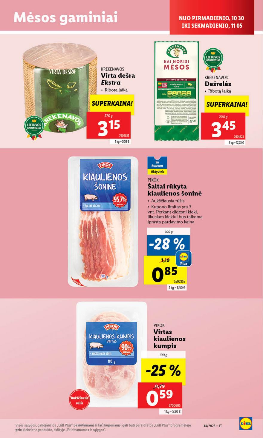 Lidl pasiūlymai akcijos nuo 
  2023-10-30 iki 
  2023-11-05 | Leidinukas.lt puslapis 30