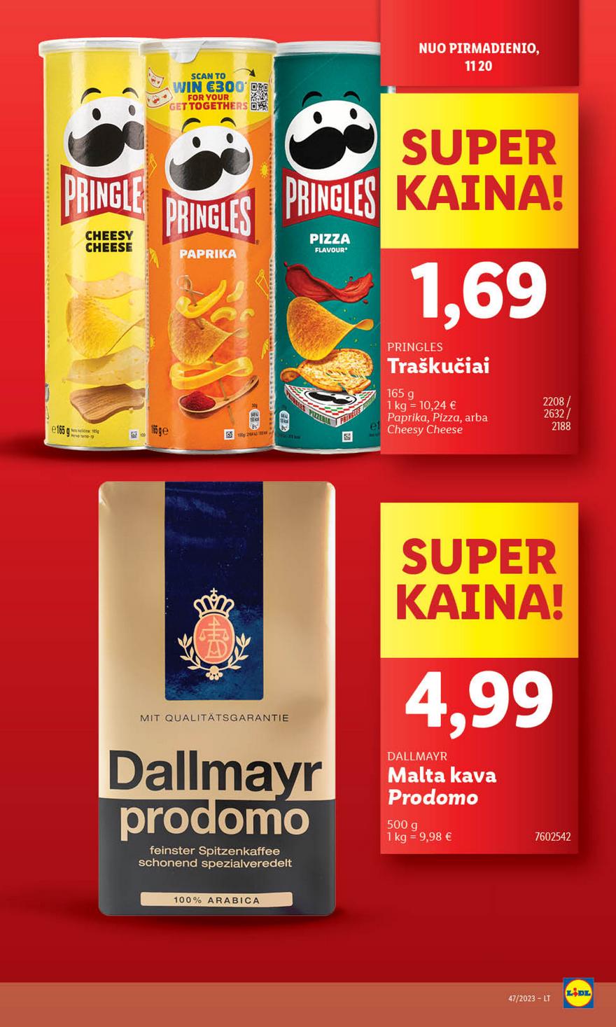 Lidl pasiūlymai akcijos nuo 
  2023-11-20 iki 
  2023-11-26 | Leidinukas.lt puslapis 12