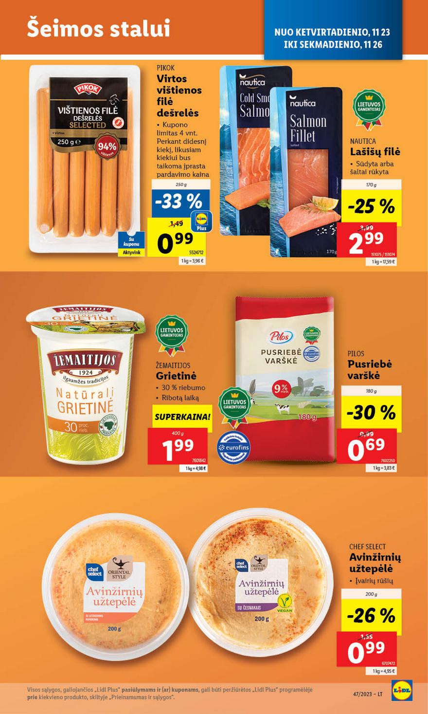 Lidl pasiūlymai akcijos nuo 
  2023-11-20 iki 
  2023-11-26 | Leidinukas.lt puslapis 46