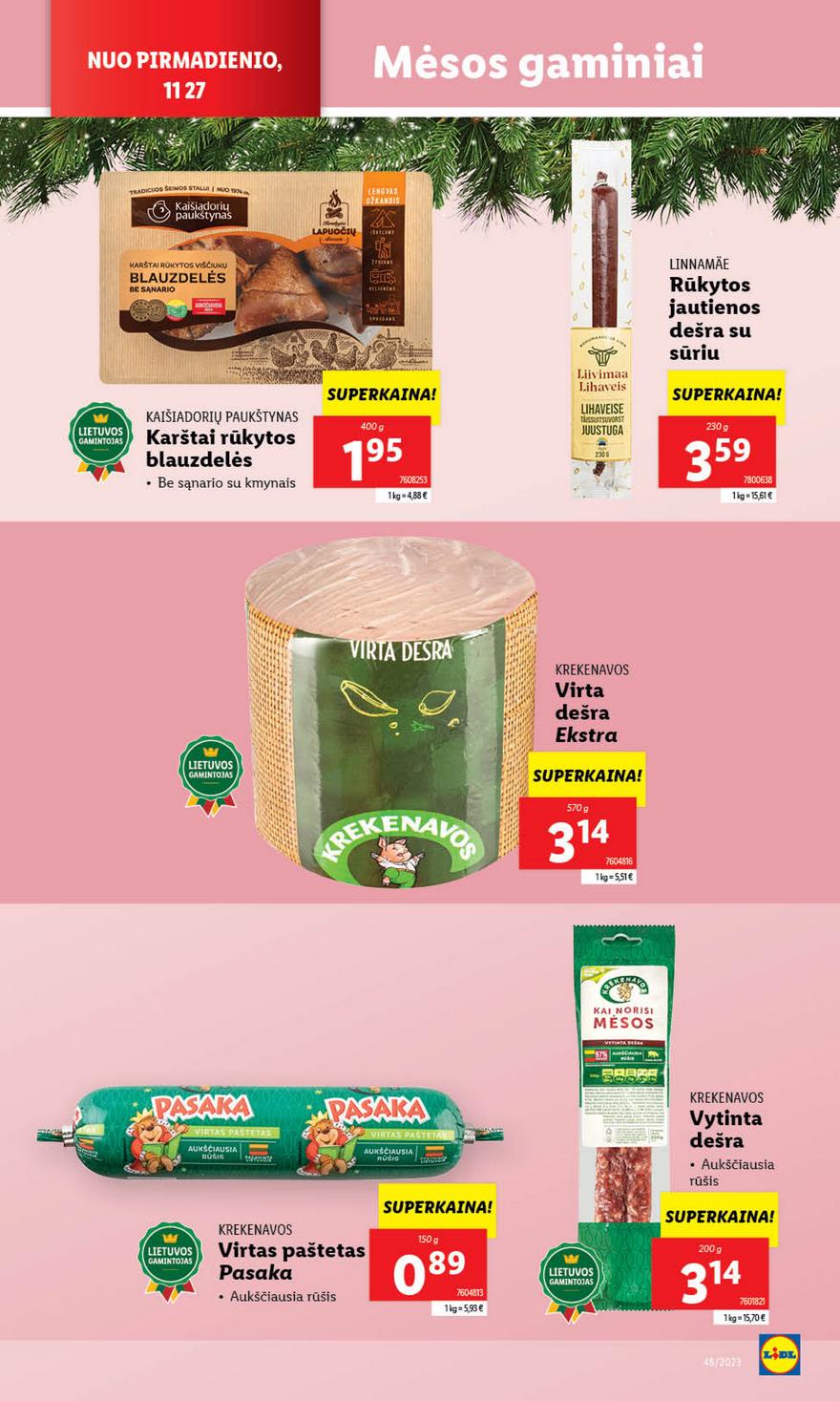 Lidl pasiūlymai akcijos nuo 
  2023-11-27 iki 
  2023-12-03 | Leidinukas.lt puslapis 19