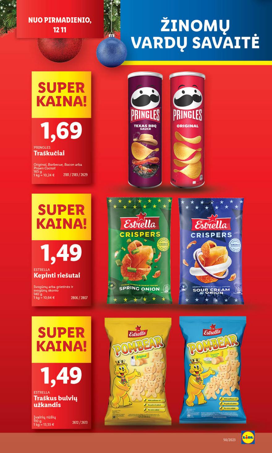 Lidl pasiūlymai akcijos nuo 
  2023-12-14 iki 
  2023-12-17 | Leidinukas.lt puslapis 27