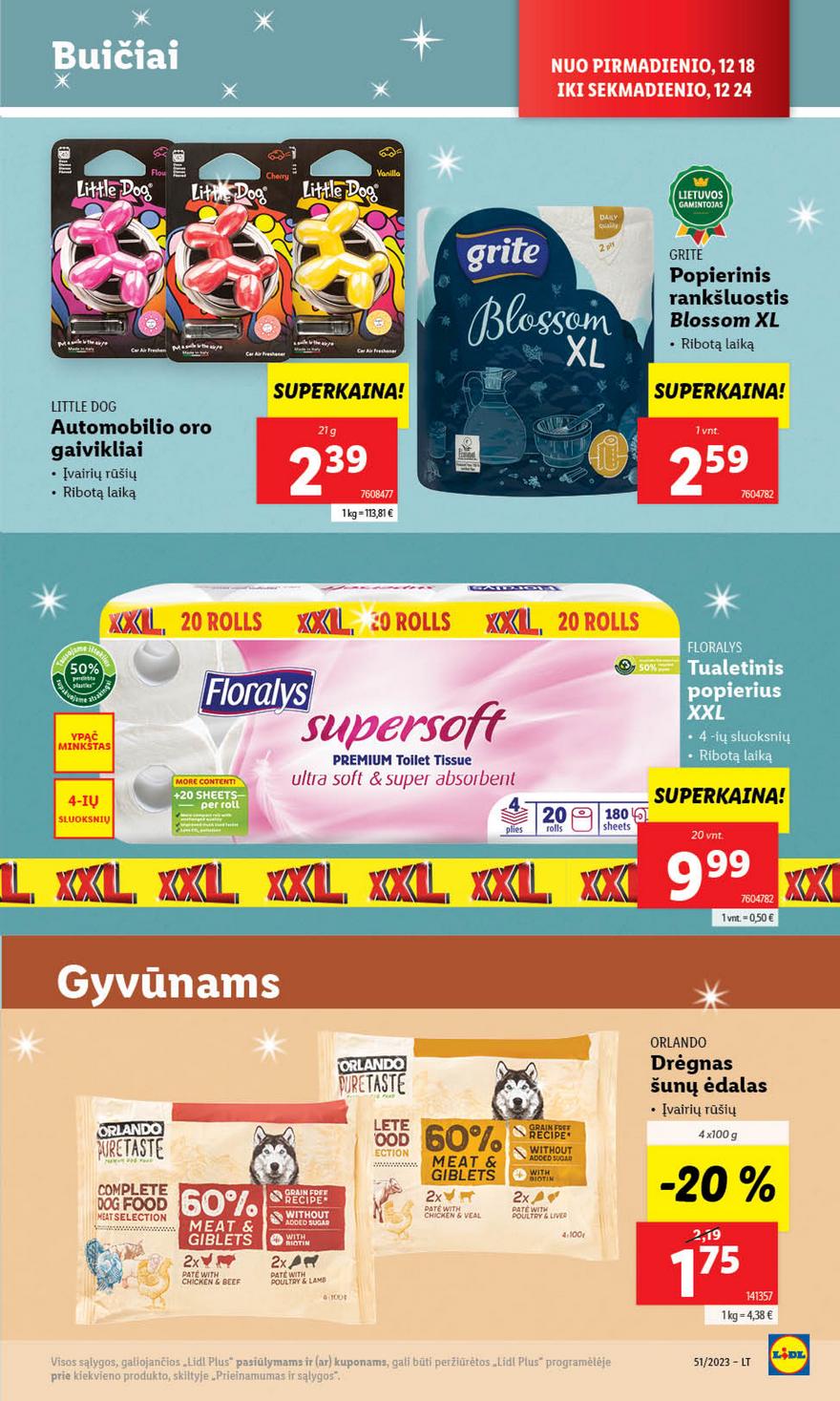 Lidl pasiūlymai akcijos nuo 
  2023-12-18 iki 
  2023-12-24 | Leidinukas.lt puslapis 56