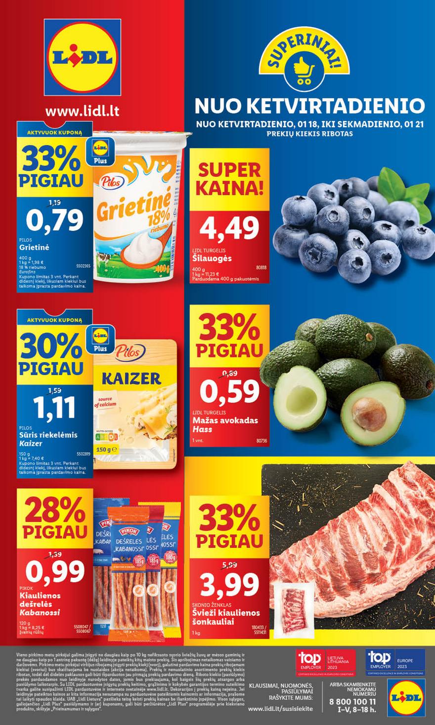 Lidl pasiūlymai akcijos nuo 
  2024-01-15 iki 
  2024-01-21 | Leidinukas.lt puslapis 38