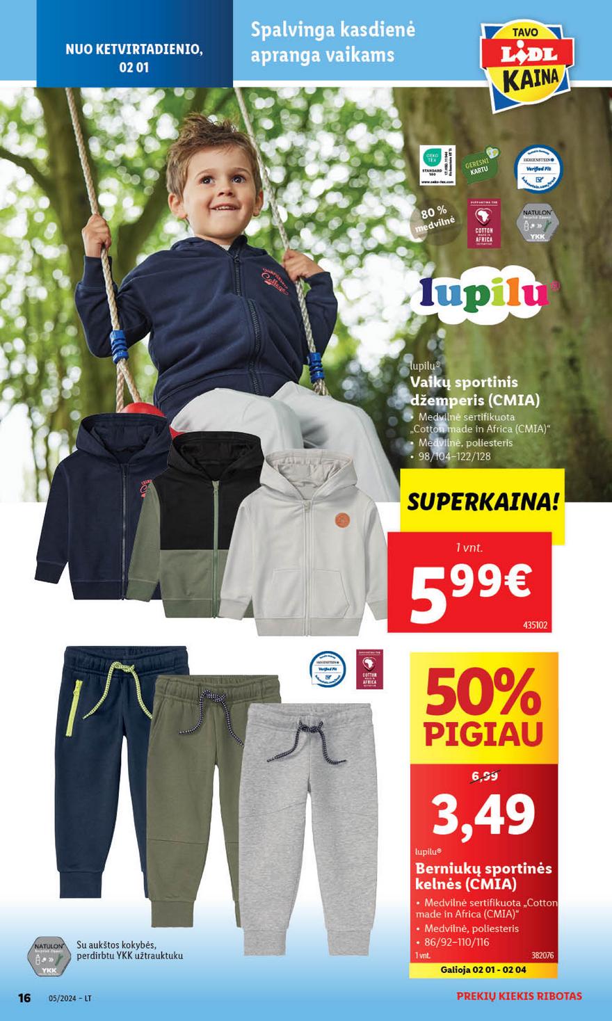 Lidl pasiūlymai akcijos nuo 
  2024-01-29 iki 
  2024-02-04 | Leidinukas.lt puslapis 16