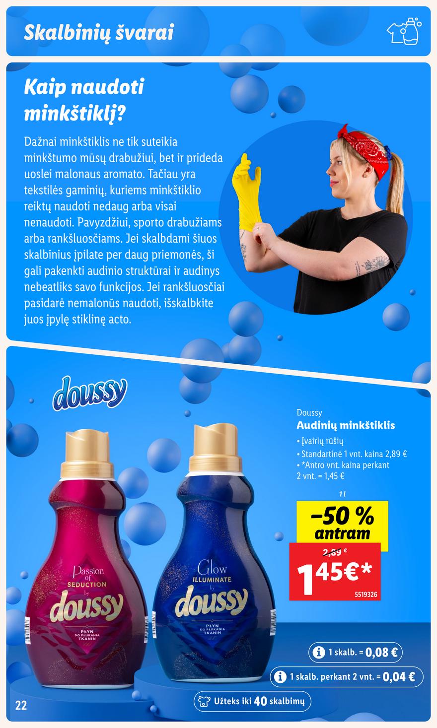 Lidl pasiūlymai akcijos nuo 
  2024-02-05 iki 
  2024-02-11 | Leidinukas.lt puslapis 22