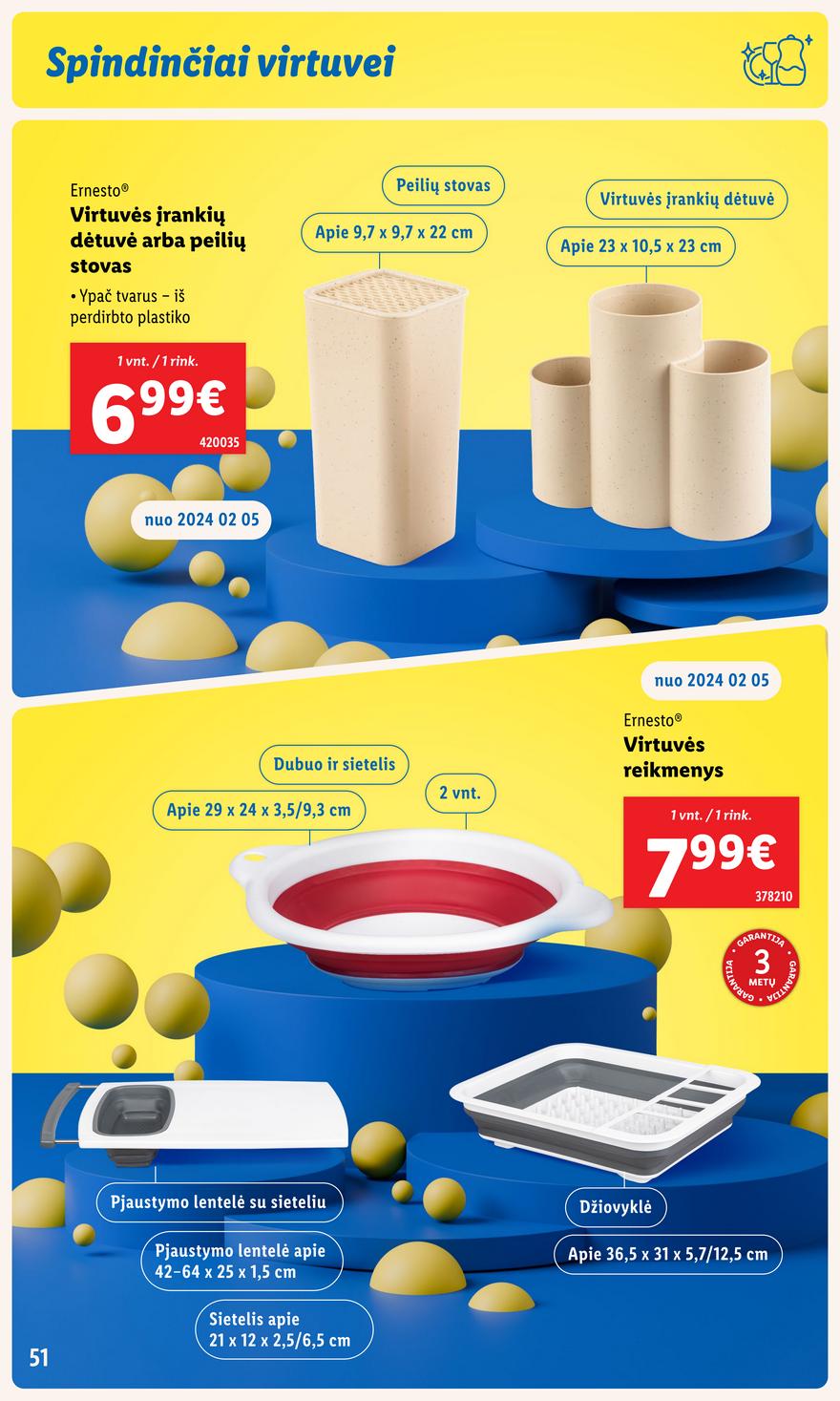 Lidl pasiūlymai akcijos nuo 
  2024-02-05 iki 
  2024-02-11 | Leidinukas.lt puslapis 51