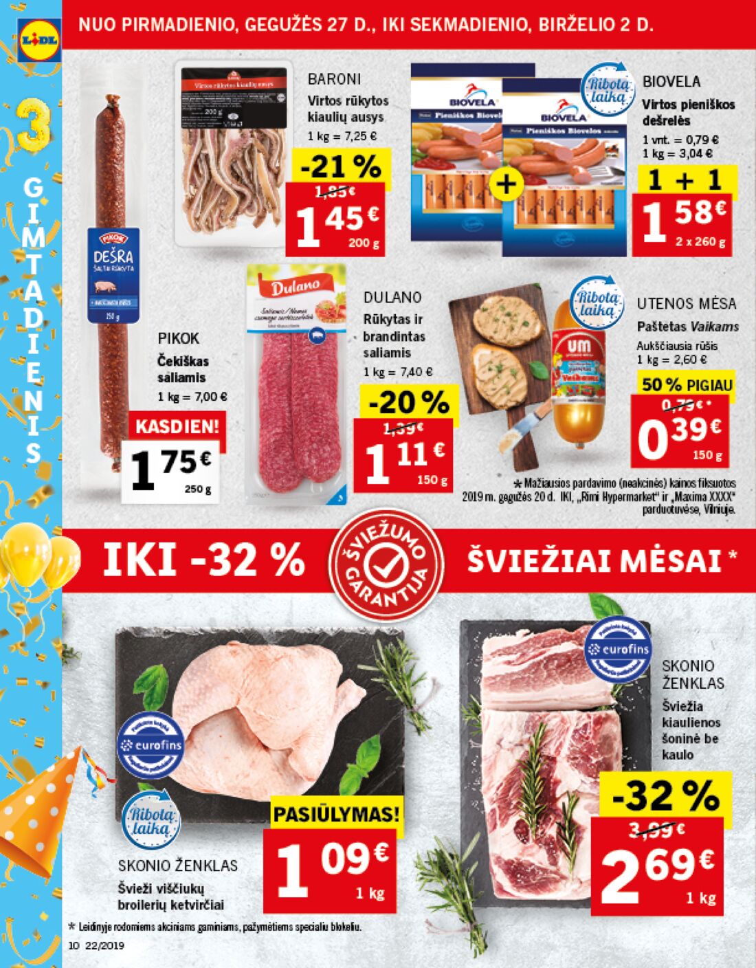 Lidl savaitinis leidinys akcijos nuo 
  2019-05-27 iki 
  2019-06-02 | Leidinukas.lt puslapis 11