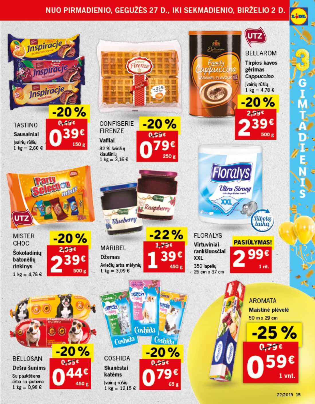 Lidl savaitinis leidinys akcijos nuo 
  2019-05-27 iki 
  2019-06-02 | Leidinukas.lt puslapis 16