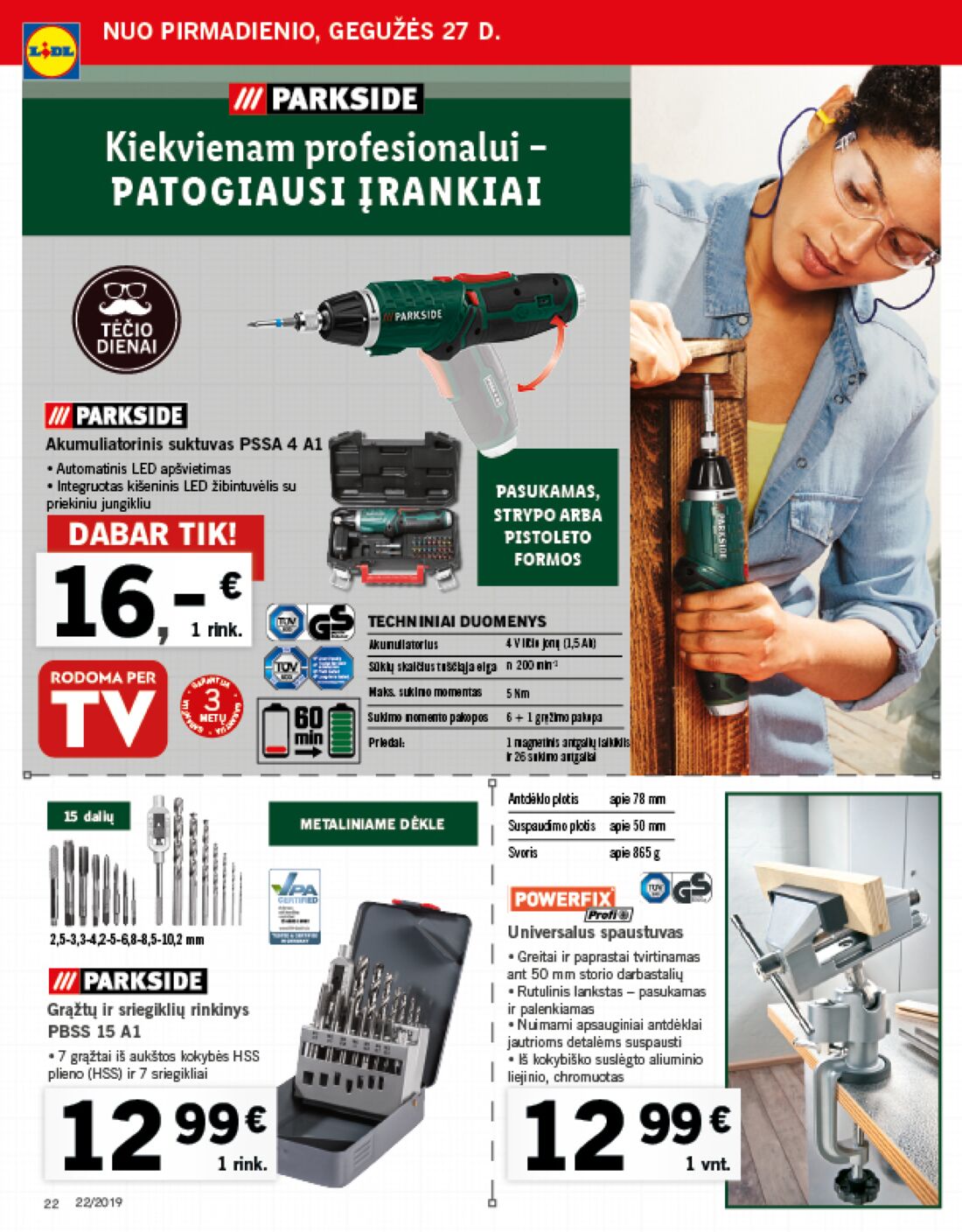 Lidl savaitinis leidinys akcijos nuo 
  2019-05-27 iki 
  2019-06-02 | Leidinukas.lt puslapis 23