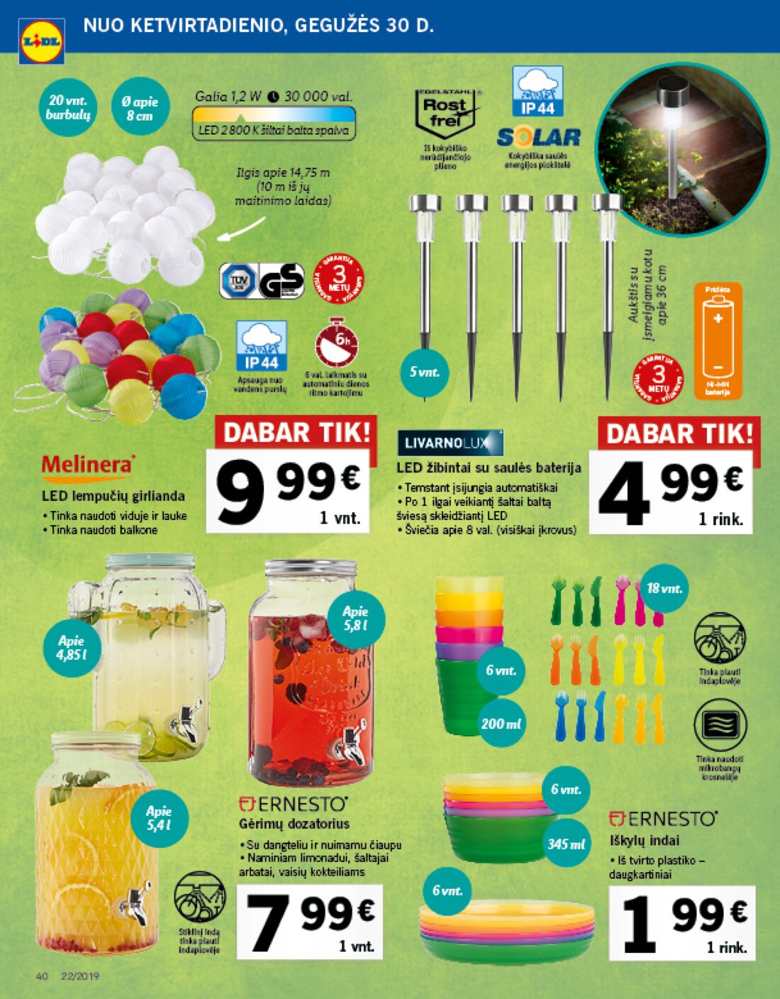 Lidl savaitinis leidinys akcijos nuo 
  2019-05-27 iki 
  2019-06-02 | Leidinukas.lt puslapis 41