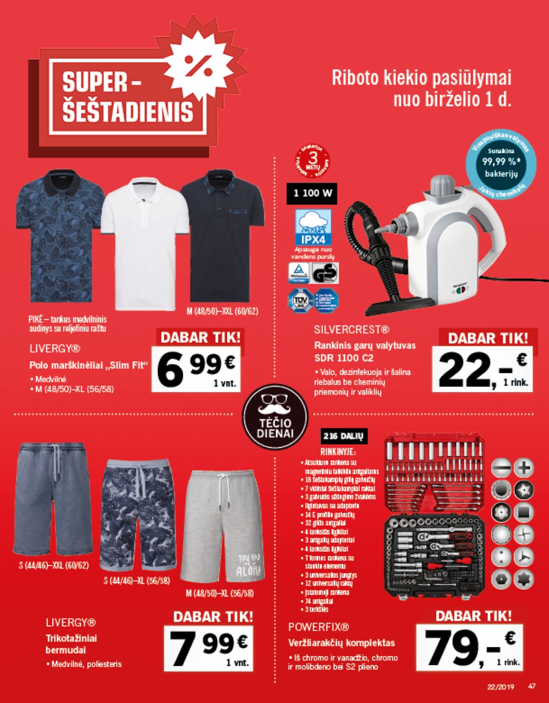 Lidl savaitinis leidinys akcijos nuo 
  2019-05-27 iki 
  2019-06-02 | Leidinukas.lt puslapis 48