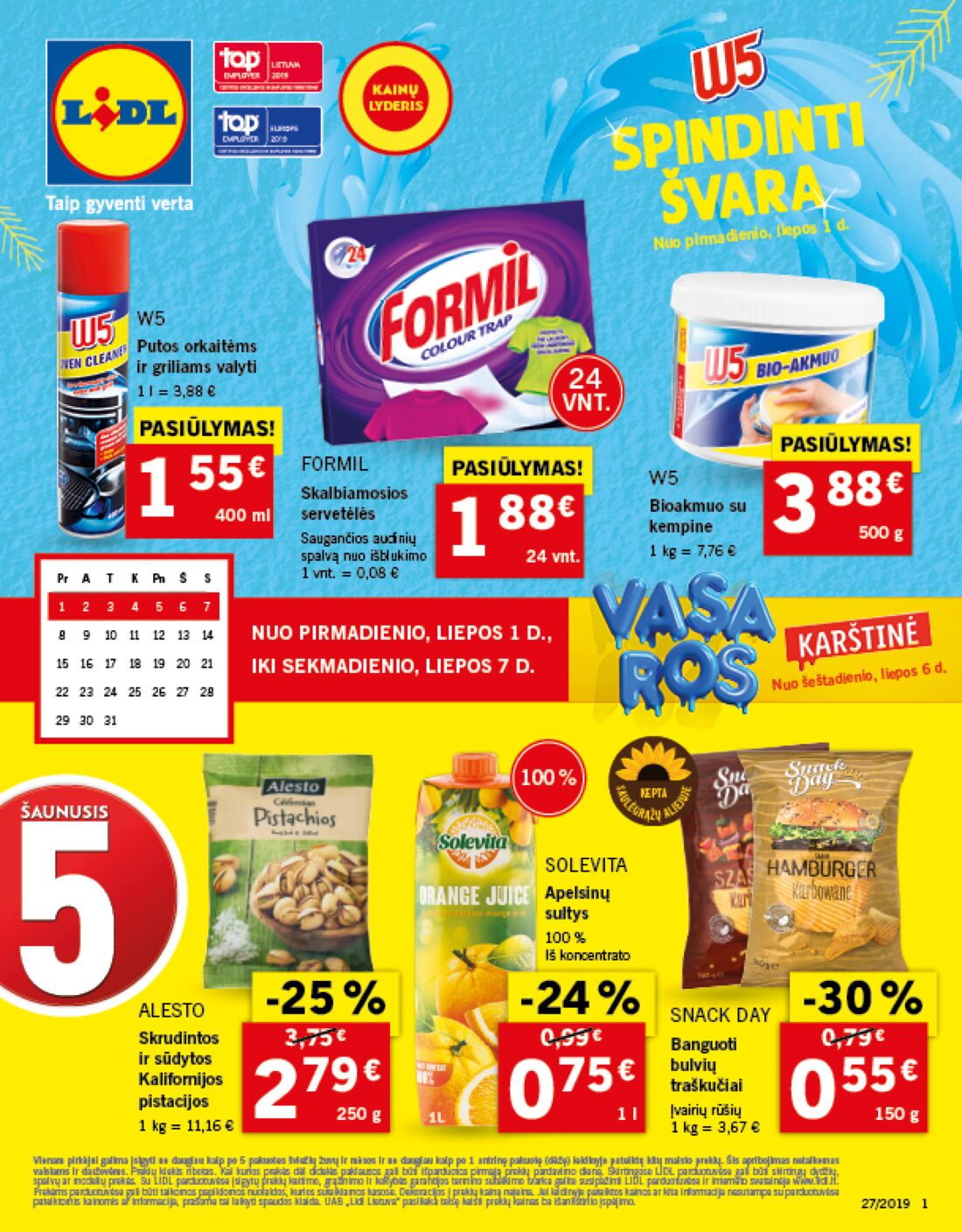 Lidl savaitinis leidinys akcijos nuo 
  2019-07-01 iki 
  2019-07-07 | Leidinukas.lt puslapis 1