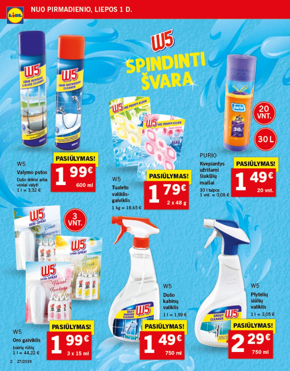 Lidl savaitinis leidinys akcijos nuo 
  2019-07-01 iki 
  2019-07-07 | Leidinukas.lt puslapis 2