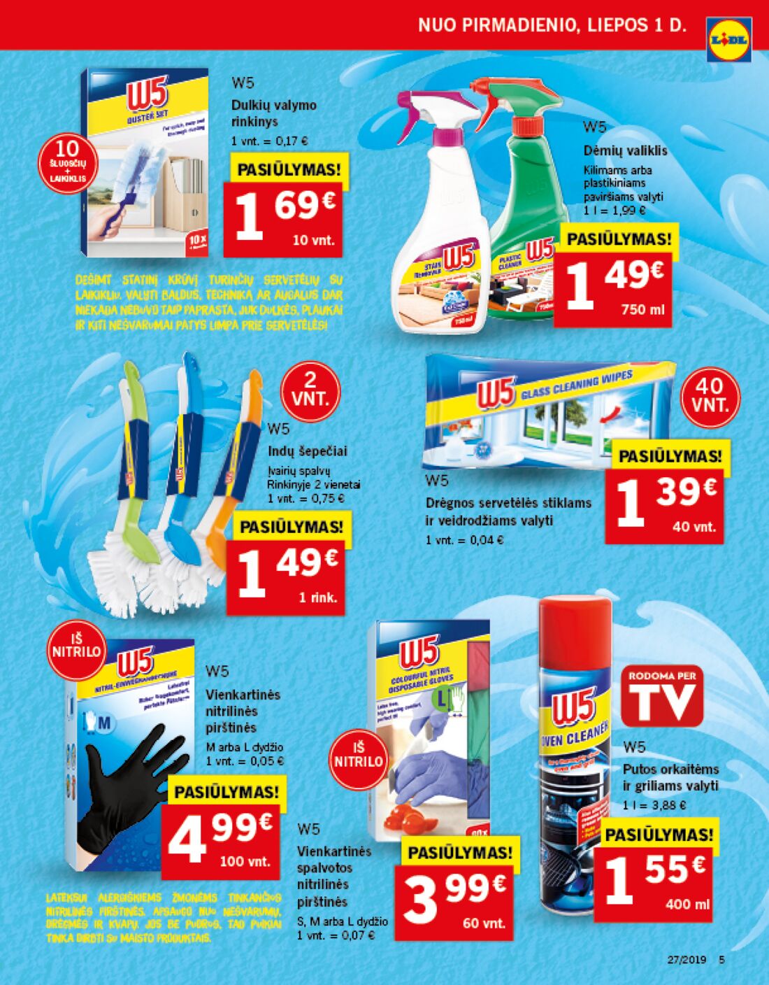 Lidl savaitinis leidinys akcijos nuo 
  2019-07-01 iki 
  2019-07-07 | Leidinukas.lt puslapis 5