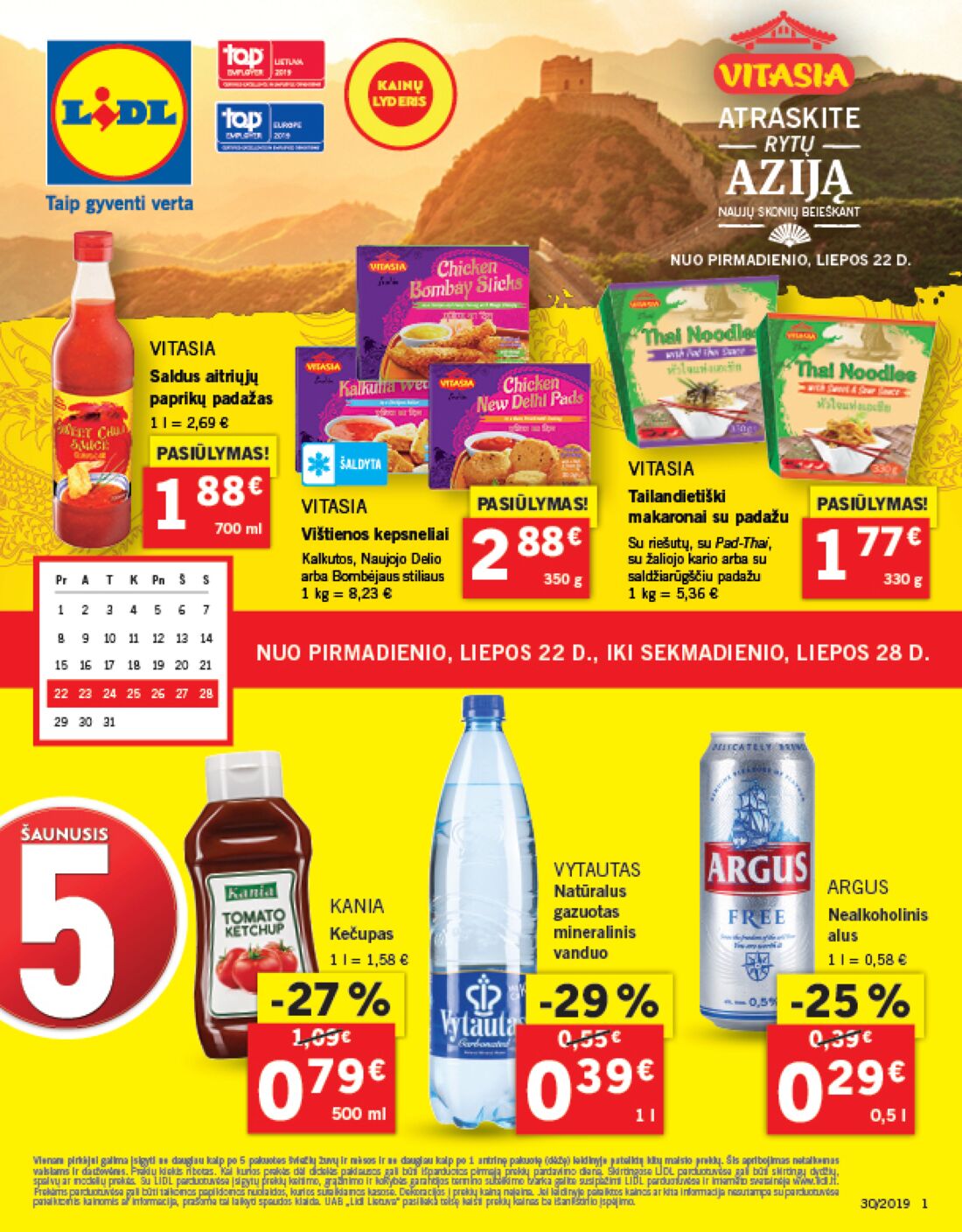 Lidl savaitinis leidinys akcijos nuo 
  2019-07-22 iki 
  2019-07-28 | Leidinukas.lt puslapis 1