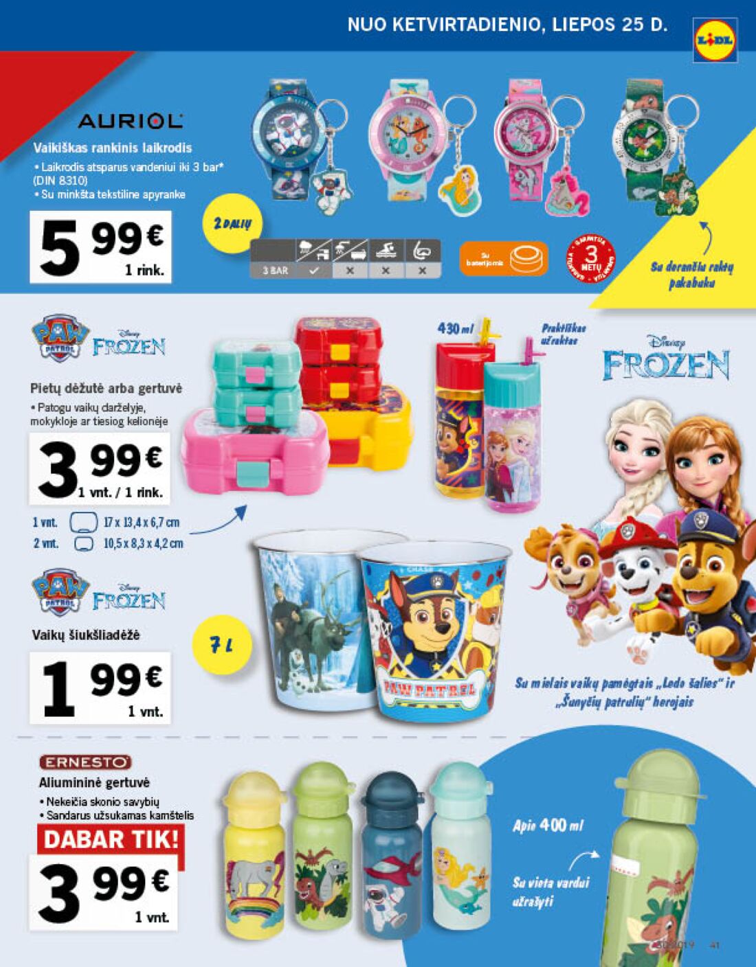 Lidl savaitinis leidinys akcijos nuo 
  2019-07-22 iki 
  2019-07-28 | Leidinukas.lt puslapis 41