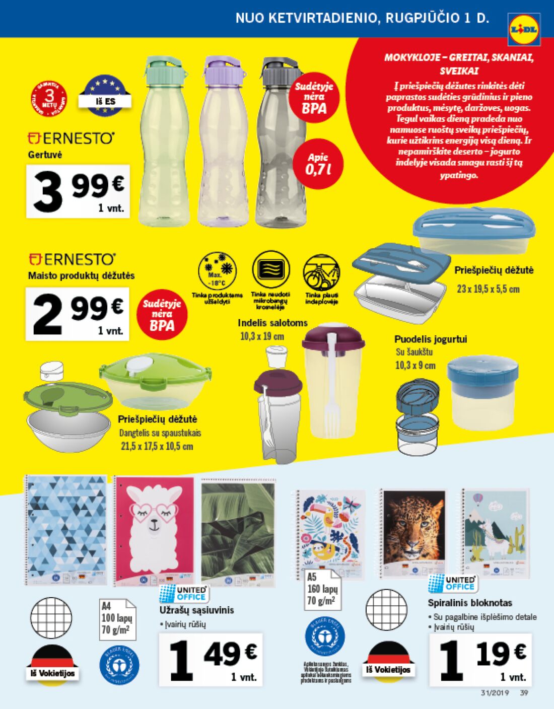 Lidl savaitinis leidinys akcijos nuo 
  2019-07-29 iki 
  2019-08-04 | Leidinukas.lt puslapis 39