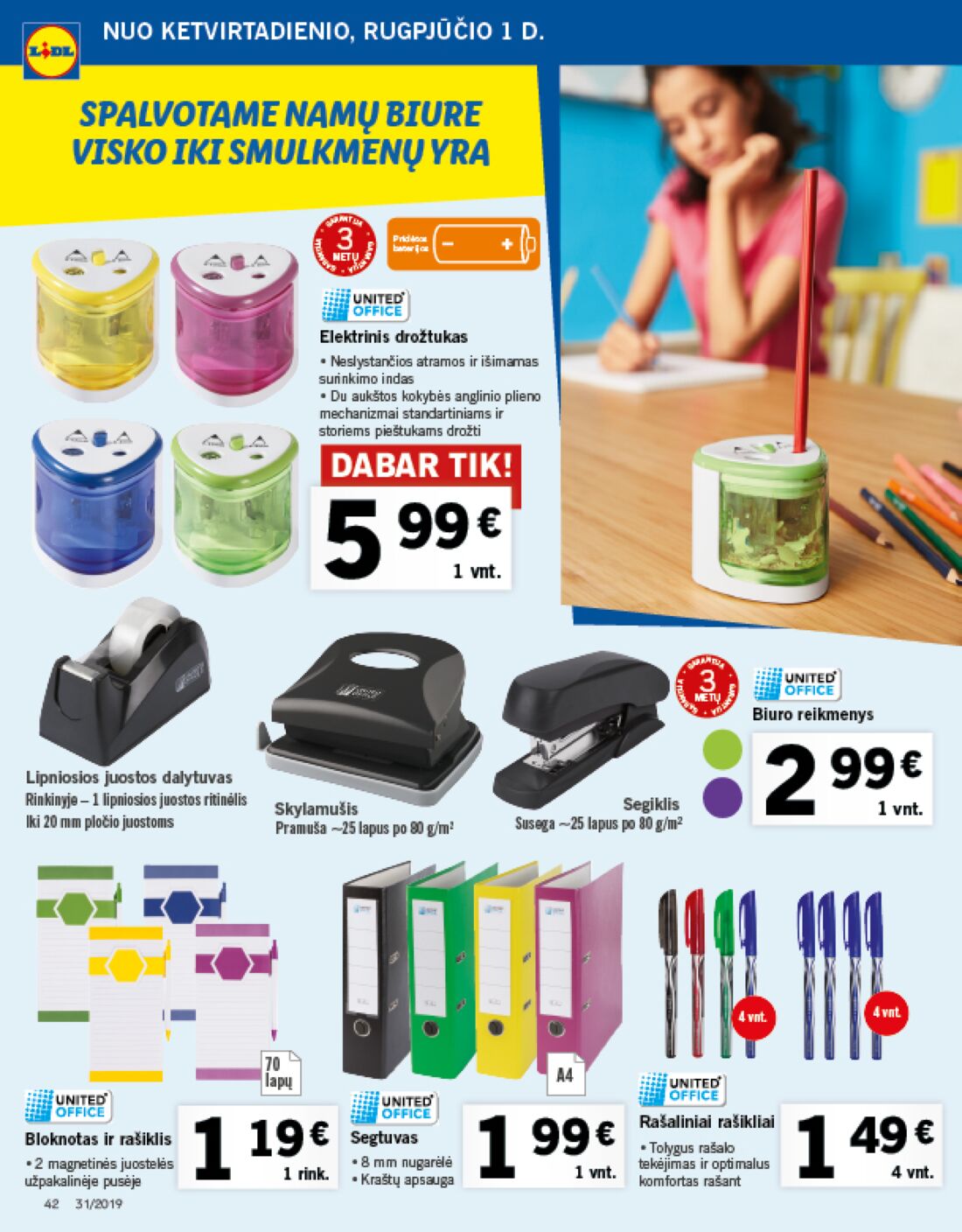 Lidl savaitinis leidinys akcijos nuo 
  2019-07-29 iki 
  2019-08-04 | Leidinukas.lt puslapis 42