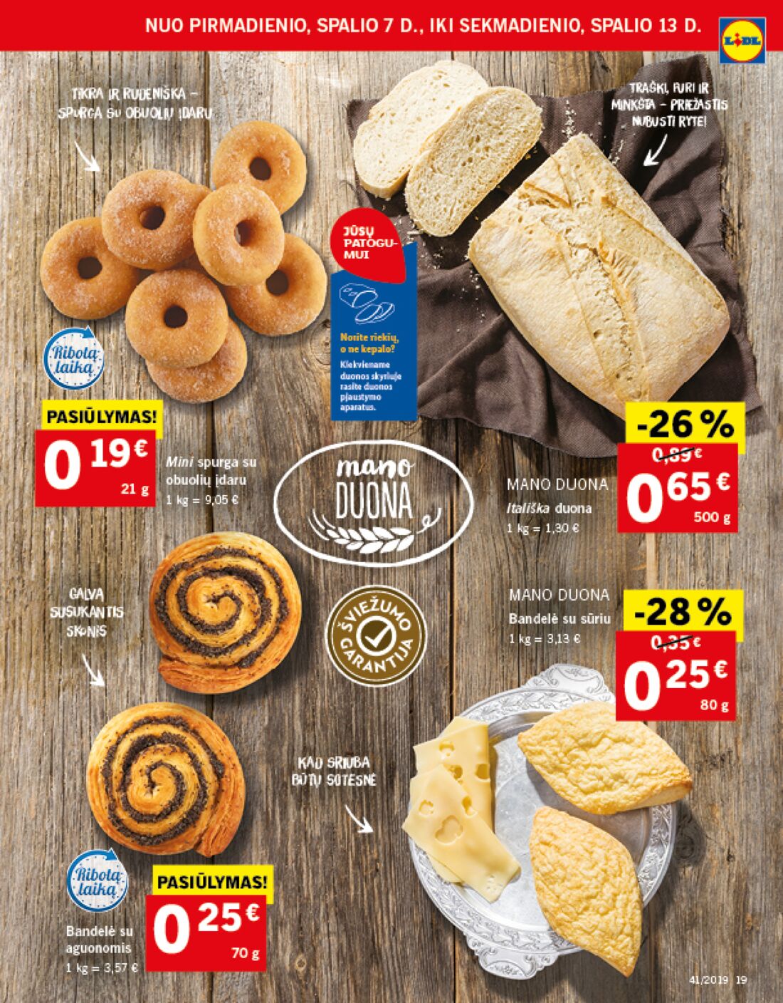 Lidl savaitinis leidinys akcijos nuo 
  2019-10-07 iki 
  2019-10-13 | Leidinukas.lt puslapis 19