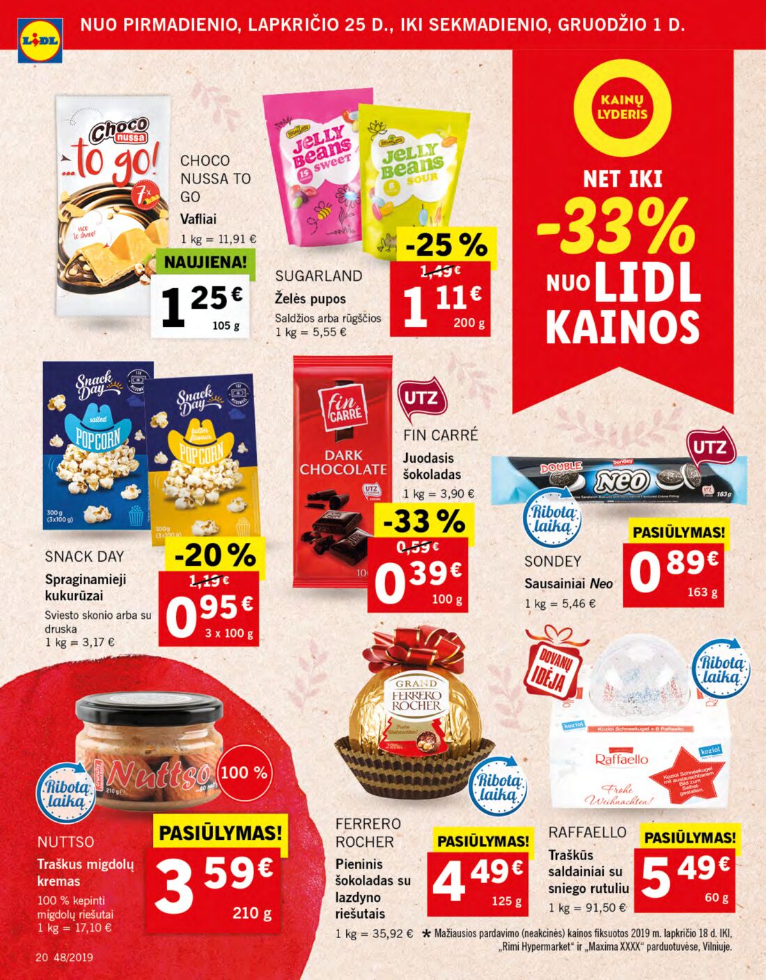 Lidl savaitinis leidinys akcijos nuo 
  2019-11-25 iki 
  2019-12-01 | Leidinukas.lt puslapis 20