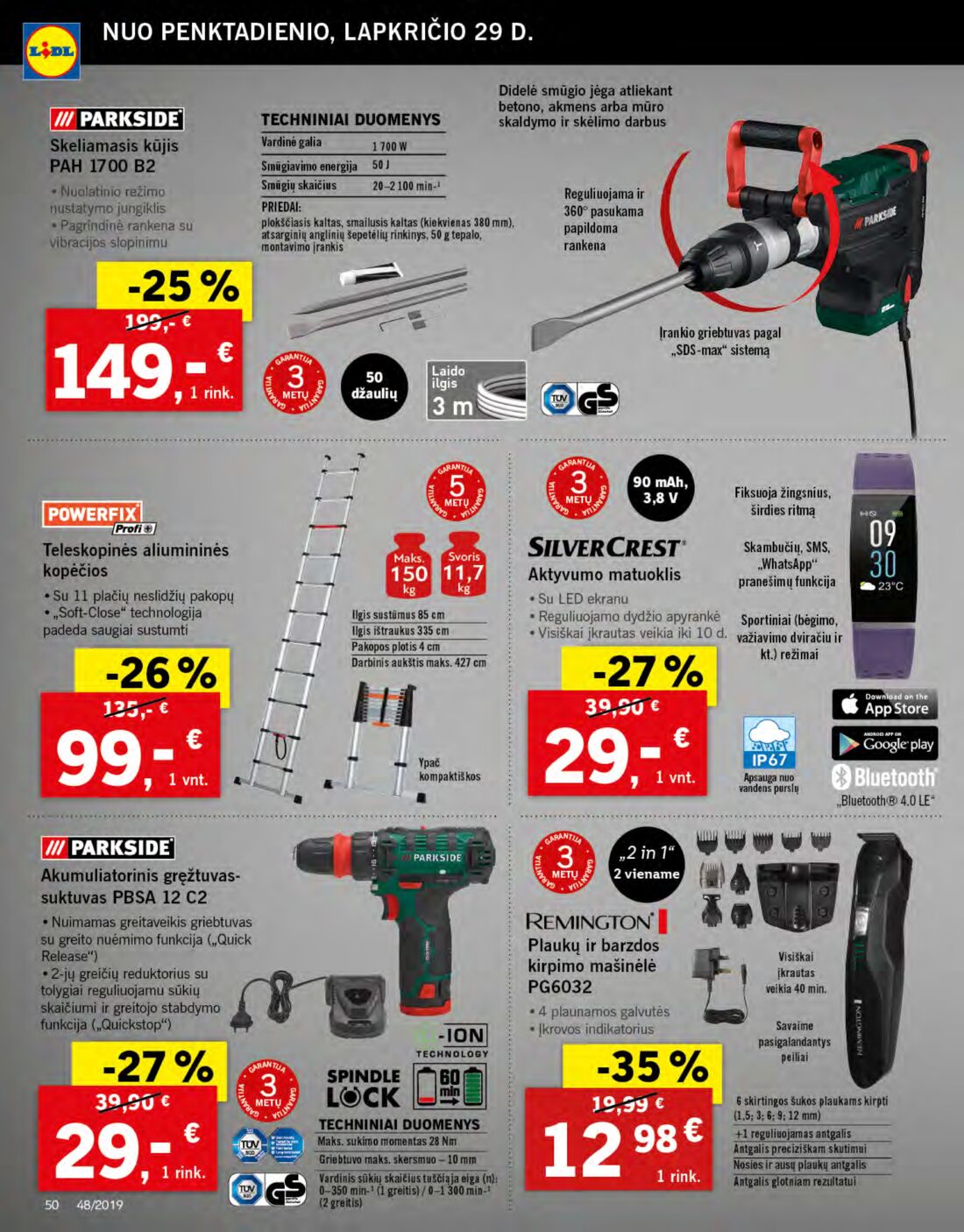 Lidl savaitinis leidinys akcijos nuo 
  2019-11-25 iki 
  2019-12-01 | Leidinukas.lt puslapis 50