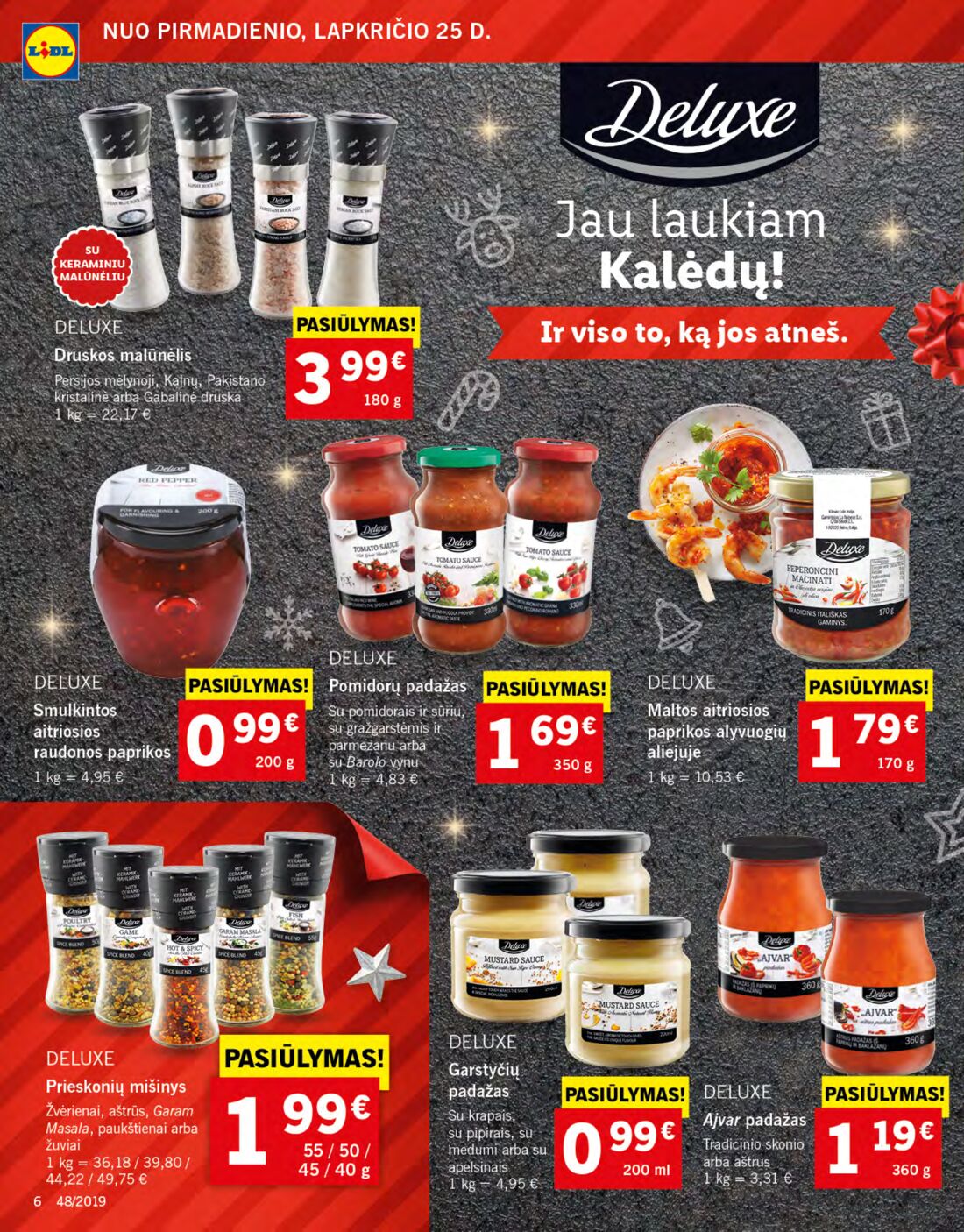 Lidl savaitinis leidinys akcijos nuo 
  2019-11-25 iki 
  2019-12-01 | Leidinukas.lt puslapis 6