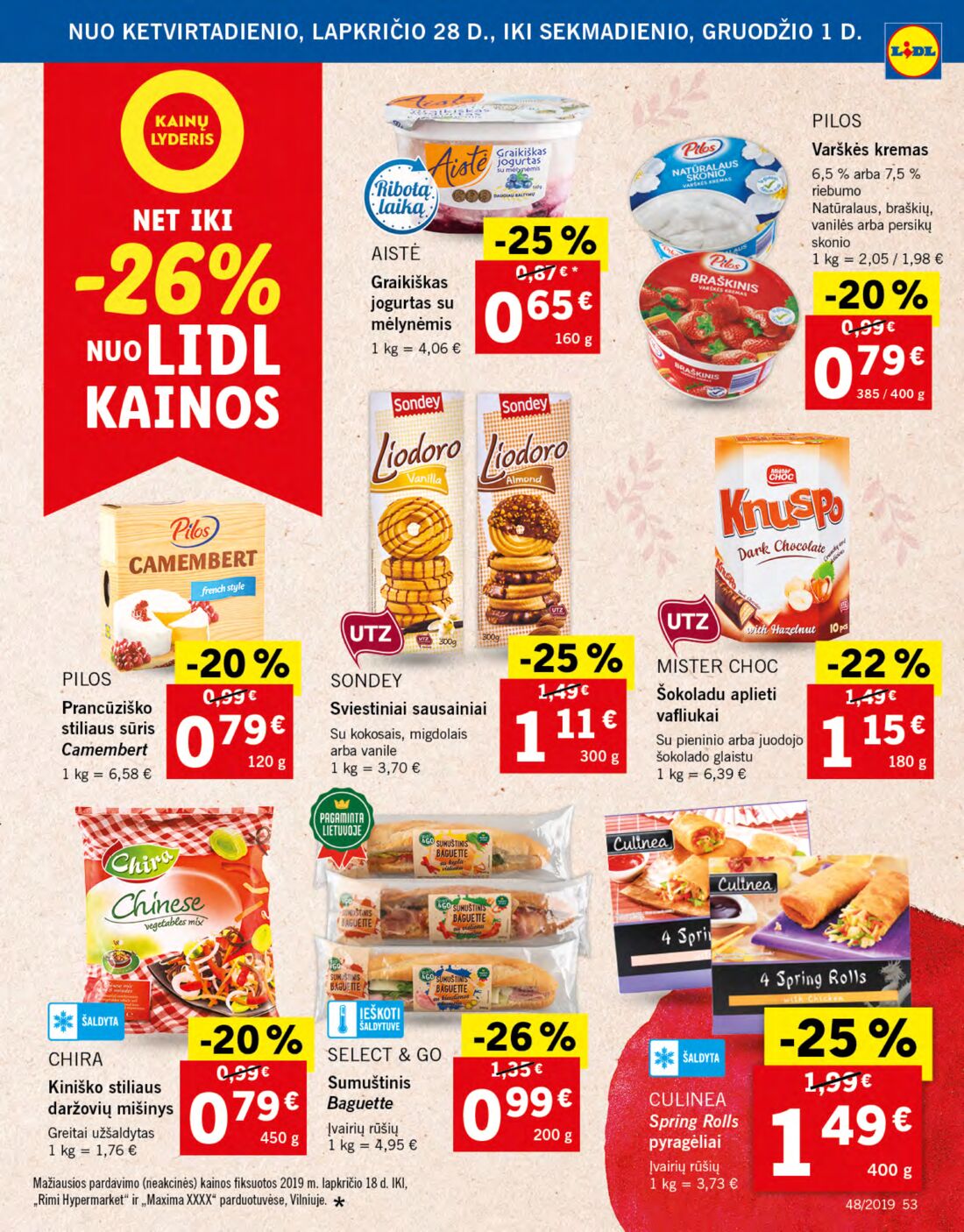 Lidl savaitinis leidinys akcijos nuo 
  2019-11-25 iki 
  2019-12-01 | Leidinukas.lt puslapis 53