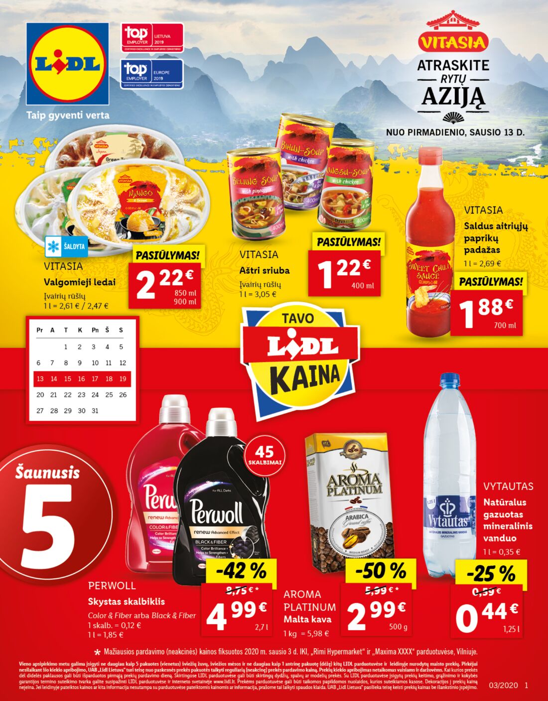 Lidl savaitinis leidinys akcijos nuo 
  2020-01-13 iki 
  2020-01-19 | Leidinukas.lt puslapis 1