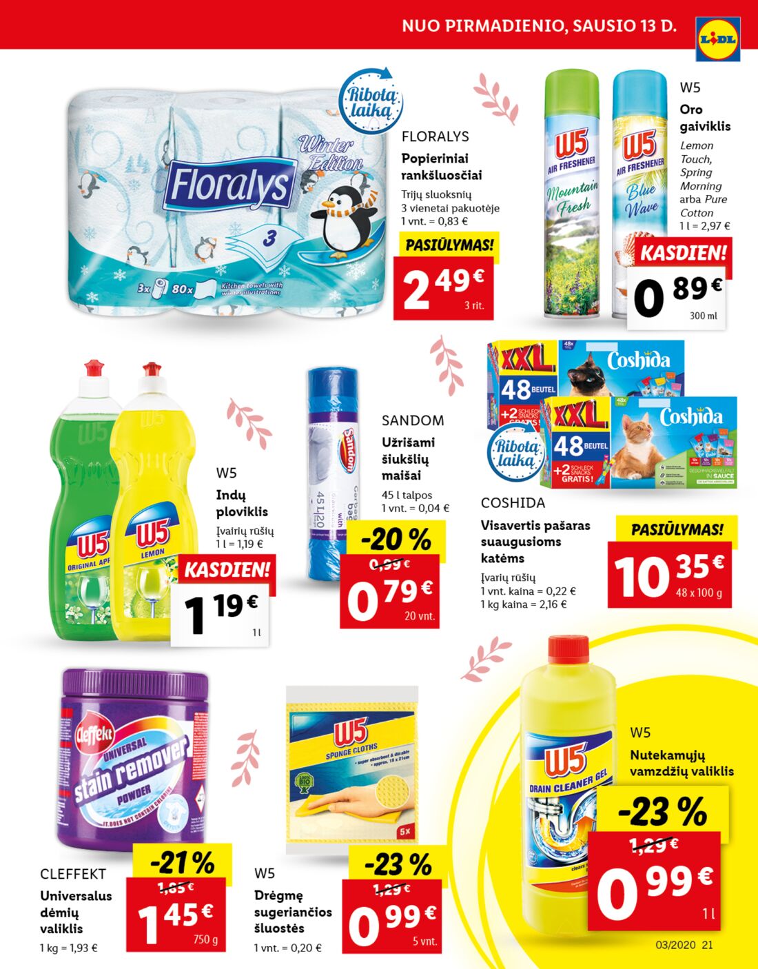 Lidl savaitinis leidinys akcijos nuo 
  2020-01-13 iki 
  2020-01-19 | Leidinukas.lt puslapis 21