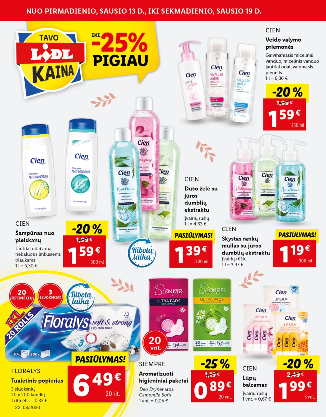 Lidl savaitinis leidinys akcijos nuo 
  2020-01-13 iki 
  2020-01-19 | Leidinukas.lt puslapis 22