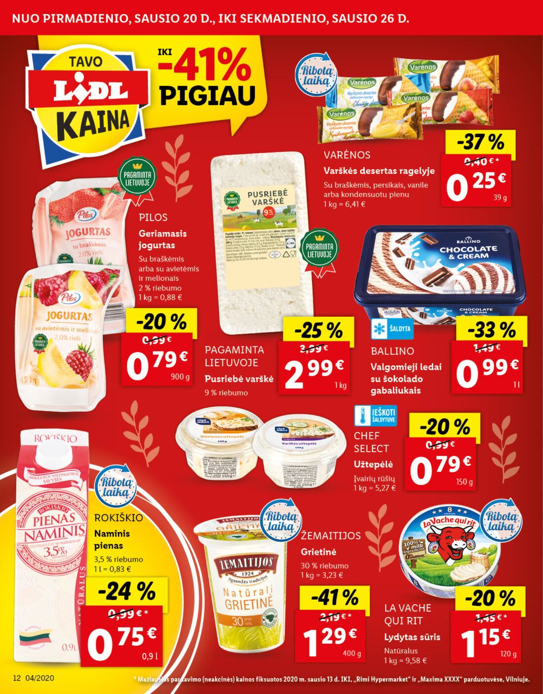 Lidl savaitinis leidinys akcijos nuo 
  2020-01-20 iki 
  2020-01-26 | Leidinukas.lt puslapis 12