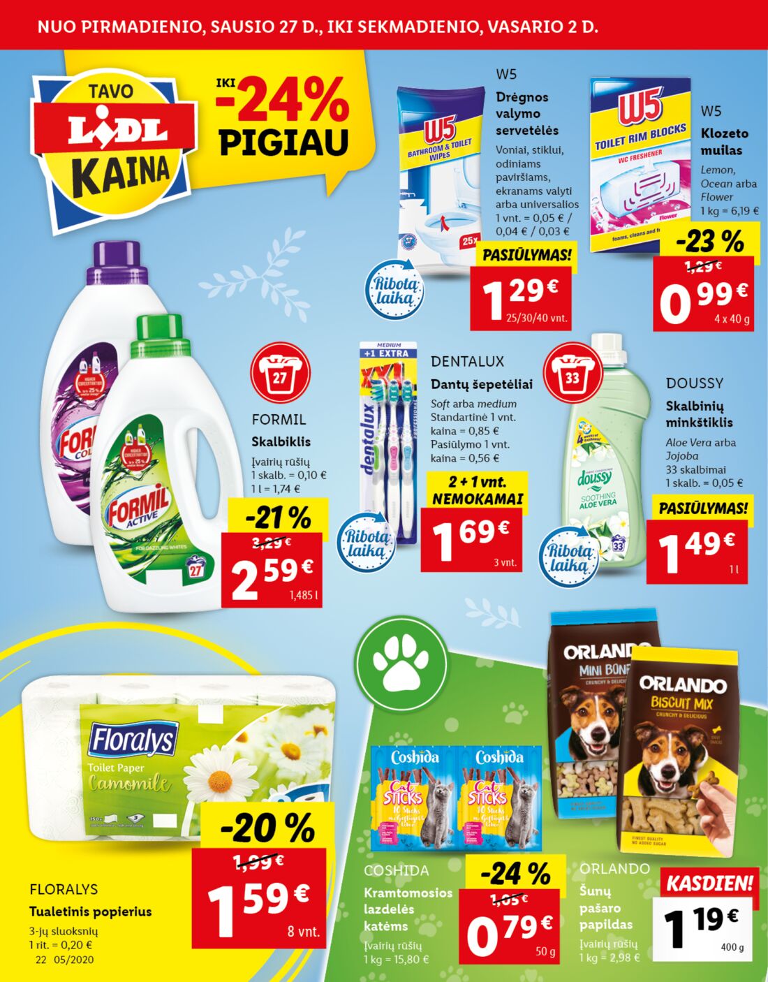 Lidl savaitinis leidinys akcijos nuo 
  2020-01-27 iki 
  2020-02-02 | Leidinukas.lt puslapis 22