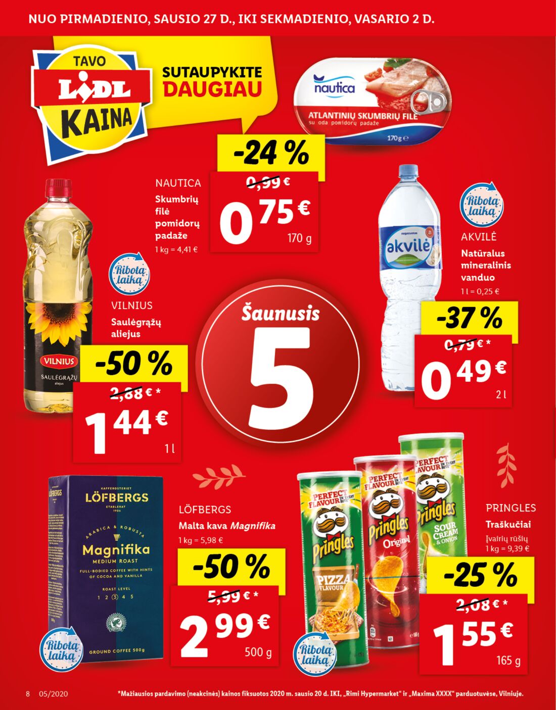 Lidl savaitinis leidinys akcijos nuo 
  2020-01-27 iki 
  2020-02-02 | Leidinukas.lt puslapis 8