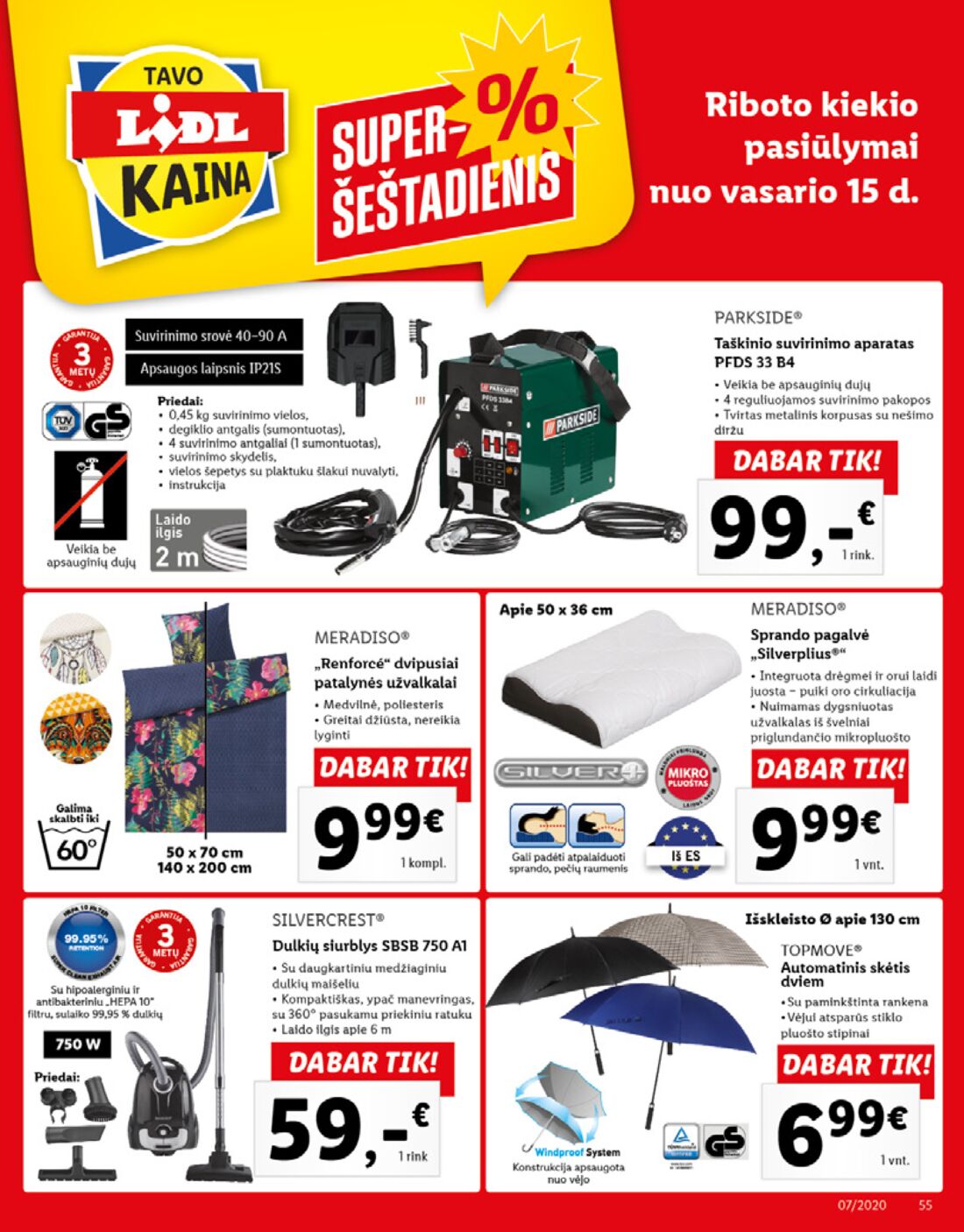 Lidl savaitinis leidinys akcijos nuo 
  2020-02-10 iki 
  2020-02-16 | Leidinukas.lt puslapis 55