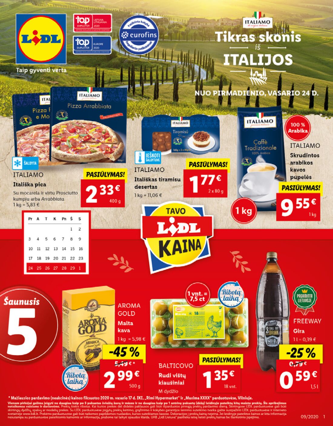 Lidl savaitinis leidinys akcijos nuo 
  2020-02-24 iki 
  2020-03-01 | Leidinukas.lt puslapis 1